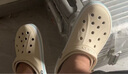 crocs卡骆驰洞洞鞋贝雅卡骆班轻便耐磨一脚蹬休闲鞋|205089 冬日白/彩色-1LI 44 (280mm) 实拍图