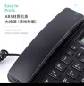 得力（deli）电话机座机 固定电话 办公家用  免提通话 大字按键 来电显示  33490黑 实拍图