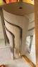 树浩家用塑料加厚凳子可叠放餐椅网红风车餐桌椅子现代简约餐厅书桌用 L.HF升级加强PP材料30cm面-卡其 实拍图