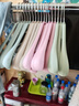 晟旎尚品 衣架无痕晾衣架子20只塑料宽肩加厚防滑晾晒不鼓包大衣挂架撑4色 实拍图