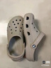 卡骆驰crocs洞洞鞋贝雅男鞋女鞋轻便耐磨一脚蹬拖鞋休闲鞋|10126 卵石色-2V3 44 (280mm) 实拍图