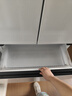 美的（Midea）真香系列M60双系统508法式多门四门家用冰箱超薄平嵌双循环大容量底部散热BCD-508WUFPZM(E)星尘白 实拍图