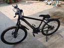 飞鸽（FLYING PIGEON）山地自行车成人男女变速山地车青少年中小学生车越野户外骑行单车 【高碳钢】G8002代-辐条轮-黑色 24寸轮组（适合145-170cm） 24速标准版 实拍图