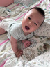 乖奇熊男女宝宝纯棉T恤夏季薄款婴儿短袖上衣服透气休闲儿童夏装 实拍图
