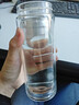 富光玻璃杯双层带茶隔大容量水杯 高档商务泡茶杯 高硼硅杯子500ml 实拍图