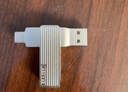 联想异能者128GB Type-C USB3.2 U盘 F500 Plus枪色180MB/s手机电脑两用360°旋转双接口优盘 实拍图