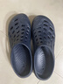 迪卡侬（DECATHLON）游泳男士凉鞋沙滩拖鞋洞洞鞋外穿NABD2028000深蓝色网格款42码 实拍图