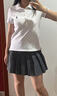 oein 【明日达】百褶裙短裙黑色半身裙jk裙子灰色可爱短裙夏季校供感 灰色 百褶裙 M码（90-100斤） 实拍图