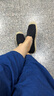 斯凯奇（Skechers）女鞋夏季渔夫鞋单鞋新中式蕾丝平底鞋浅口一脚蹬通勤鞋113025 实拍图