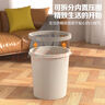 本迪压圈垃圾桶按压式带盖14L网红气压吸附大号家用卫生间自动铺袋桶 实拍图