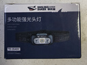 微笑鲨头戴式强光超亮头灯小型迷你夜钓鱼户外专用充电超长续航野外照明 超轻版【夜钓头灯】无感佩戴 可调节松紧带+三档调节+小巧轻便 实拍图