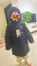 帕西爷爷儿童羽绒服加厚中长2025新款外套宝宝婴男女大防风保暖冬装2367A 黑色 130 实拍图