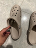 卡骆驰crocs洞洞鞋贝雅男鞋女鞋轻便耐磨一脚蹬拖鞋休闲鞋|10126 卵石色-2V3 43 (270mm) 实拍图