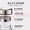 富光双层玻璃杯支持团购定制泡茶杯办公杯带把 大容量男女水杯子580ML 实拍图