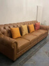 源氏官方旗舰2025新款美式沙发真皮油蜡皮复古风格客厅实木别墅家具法 耐磨超仟皮 四人位 全国联保四人2.80M长抱枕 实拍图