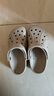 卡骆驰crocs洞洞鞋贝雅男鞋女鞋轻便耐磨一脚蹬拖鞋休闲鞋|10126 卵石色-2V3 36 /37(220mm) 实拍图