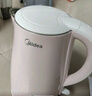 美的（Midea）烧水壶电热水壶电水壶 双层防烫 0涂层食品级304不锈钢 1500W快速沸腾 1.7L大容量 HJ1705 实拍图