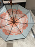 蕉下（beneunder）防紫外线遮阳伞三折双层黑胶晴雨伞防晒伞BM664花椿 实拍图