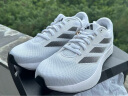 adidas DURAMO RC训练备赛轻盈中考体测跑鞋男女阿迪达斯官方   白色/黑色   42 实拍图