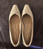 NINE WEST/玖熙牛漆皮革女单鞋优雅方头浅口粗跟通勤鞋NH434045FK杏色 37 实拍图