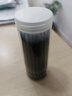 得力（deli）按动中性笔芯替芯 办公用品学生刷题笔替芯 0.5子弹头黑色 S01/S08/1008/K35适用 30支/桶 339124 实拍图