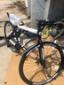 ICOLOUR变速死飞山地自行车男弯把单车公路车赛车实心胎双碟刹成人女中学 不减震-纯黑色24速40刀 实拍图