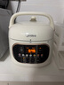 美的（Midea）电压力锅1-2人家用高压锅双胆电锅高颜值压力快炖智能预约触控开盖火锅煮粥炖肉锅C2945电饭煲2.2L 实拍图