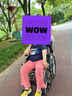 鱼跃 (yuwell)手动轮椅车H062折叠老人轻便免充气铝合金旅行手推代步 实拍图
