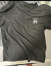 名创优品（MINISO）短袖男纯棉休闲宽松夏季圆领百搭青少年潮流半袖t恤 深灰 2XL 实拍图