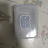 创意翻盖肥皂盒简约透明塑料沥水盒家用宿舍皂盒卫生间阳台香皂盒 小熊翻盖肥皂盒【1个】 实拍图