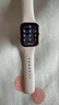Apple/苹果 Watch Series 10 智能手表GPS款42毫米玫瑰金色铝金属表壳淡桃粉色运动型表带S/M MX1R3CH/B 实拍图