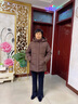 CANDYPRINCE 妈妈羽绒服 老年人羽绒服女红色 中老年妈妈装60-70岁冬季外套 53款/咖色 2XL / 建议-(体重106-120斤) 实拍图