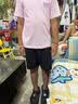 361°童装 儿童套装夏男女童弹力透气速干运动针梭套装 粉130 实拍图