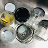 喜嘉力 可蒸煮玻璃瓶空罐头瓶黄桃玻璃罐头瓶耐高温番茄酱瓶子密封罐 240ml (6个) 实拍图