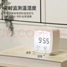 多利科 学生闹钟小巧起床神器宿舍钟表温湿度计背光声控显示O-437 实拍图