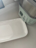 北鼎（Buydeem）电蒸锅 大容量家用蒸锅 炖蒸煮一体多用途锅 智能可视电炖锅 双层定时保温多功能锅不锈钢蒸汽锅 G56A浅杉绿|含二层蒸架+玻璃炖蛊+白盘10L 实拍图