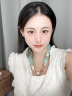 CHANEELR & KARITH丝巾长条护颈围脖新款珍珠磁吸扣衬衫领巾女复古百搭围巾新年礼物 【蓝色若叶】送母亲长辈生日礼物 实拍图