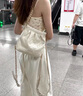 CHARLES&KEITH子母链条大容量流浪包托特包单肩斜挎包女包生日礼CK2-40671449 Cream奶白色 L 实拍图
