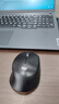 罗技（Logitech）M330无线鼠标 商务办公无线静音鼠标电池 右手人体工学鼠标Mac笔记本电脑家用鼠标中大手 舒适曲线 黑色 实拍图