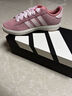 adidas「面包鞋」GRAND COURT BASE 00s休闲低帮板鞋男女阿迪达斯   粉色/清澈粉/汉玉白   40.5 实拍图