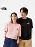 北面（The North Face）短袖T恤 8CSY柔雾粉男款 3XL 实拍图