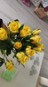 【玫瑰花】特价云南鲜花直发节日鲜花礼物花束水养插花七夕礼物 黄玫瑰10枝 实拍图