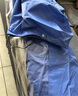 雨航（YUHANG）电动车雨衣雨披单人连体电瓶摩托车骑行一体式加大加厚雨衣 藏青 实拍图