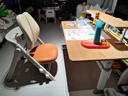 源氏木语儿童家具儿童学习桌椅实木作业小学生家用写字桌课桌多功能可升降简约书桌 1.2m升降桌+上架Y52X32 实拍图