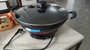 扬子电炒锅多功能家用铸铁电热锅电炒菜锅煎炒煮一体电饭锅电煮锅插电锅1-10人 经典款：四灯铸铁锅 34CM无蒸笼【加厚加深】 实拍图