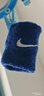 NIKE 耐克护腕奥运郑钦文冠军同款男女吸汗擦汗手腕套蓝色NNN04402OS 实拍图