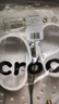 卡骆驰crocs洞洞鞋贝雅卡骆班轻便耐磨一脚蹬休闲鞋|205089 白/深蓝-126 37 /38(230mm) 实拍图
