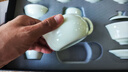 苏氏陶瓷（SUSHI CERAMICS）翡翠玉功夫茶具套装羊脂玉陶瓷三才盖碗青瓷茶壶礼盒装节日礼物 实拍图