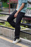 皮尔卡丹男士休闲裤夏薄款2025新款工装裤宽松直筒裤子男夏天纯棉大码男裤 浅灰色 XL 适合150-165斤 实拍图
