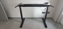 木藝生电动升降架子桌腿双电机可调节升降电脑桌站立支架办公书桌桌子腿 椭圆双电机3节线槽款黑1.1-2米板 加厚钢架 实拍图